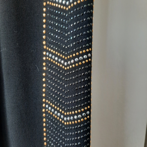 Ponte leggings with studded side detail - Picture 4 of 6